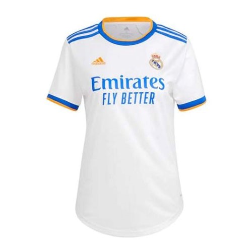 Camiseta Real Madrid Replica Primera Ropa Mujer 2021/22